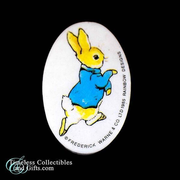 1985 Peter Rabbit Beatrix Potter Novelty Eraser 2