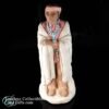 1985 Vintage Navajo Man Sculpture Hand Painted Signed by Artist Cleo Teissedre 6a