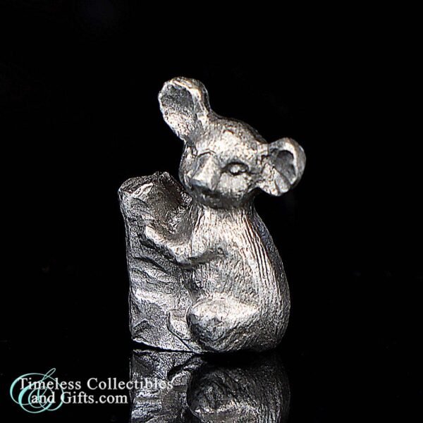 1986 Rawcliffe Miniature Pewter Koala Bear Figurine 3a