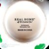 2008 Real Home Santas Cookies Earthenware Cookie Jar Polka Dot Bow Lid 9