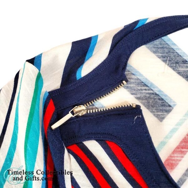Alfred Dunner Multi Color Striped Top 7