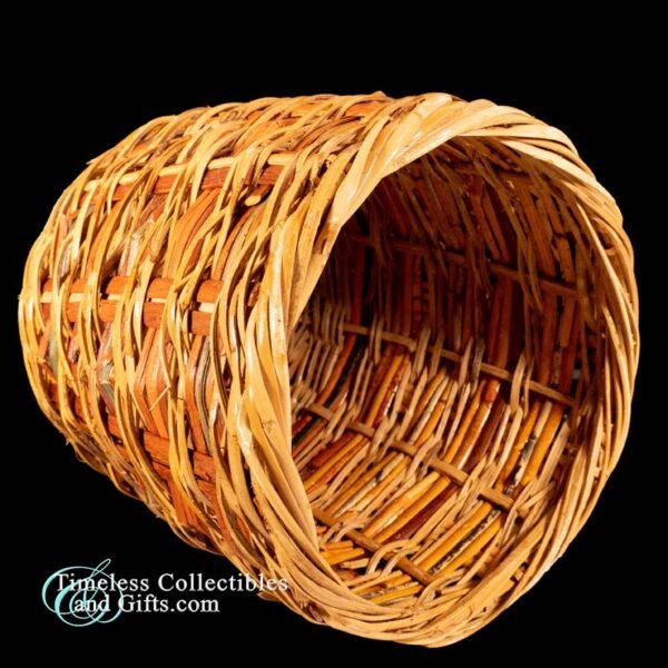 Aztec Design Multi color Bamboo Wicker Rattan Basket 4