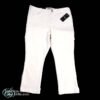 Chaps Denim White Capri Jeans Slimming Fit Size 12 2