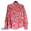 Chaps PXL Lady Red Paisley Button Down Long Sleeve Shirt 2