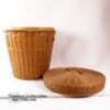 Chinese Split Reed Wicker Basket Lid Handles 7