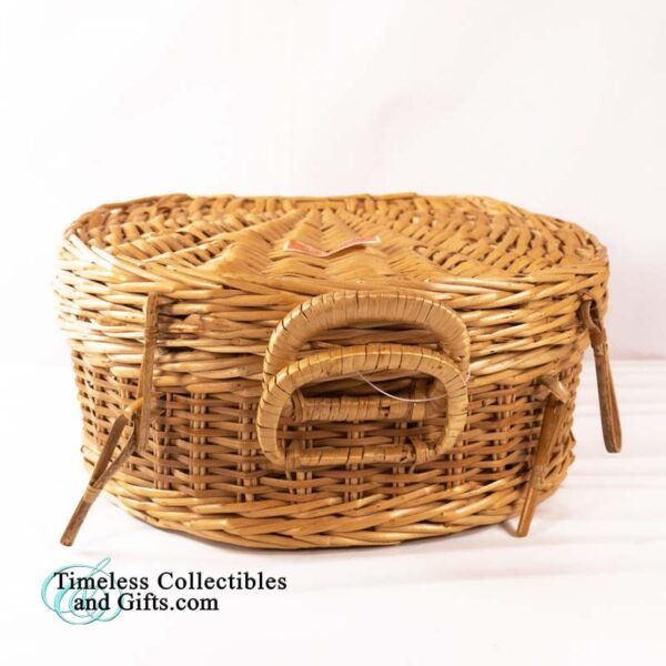 Custom Fishermans Rattan Woven Basket 1
