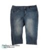 D.Jeans Modern Fit High Waist Capris Petite Denim Jeans 14P 1