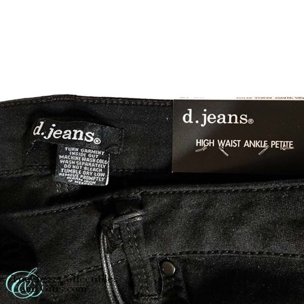 D.Jeans Womens High Waist Ankle Petite Dark Rinse Jeans 12P 7