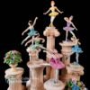 Enesco Pewter Ballerinas and Roman Stand 29