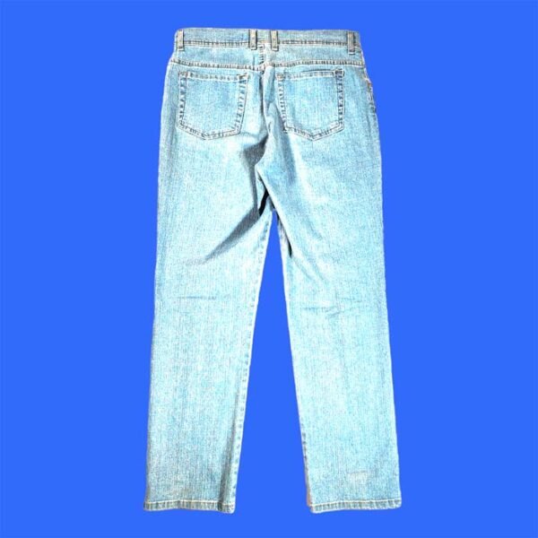 Gloria Vanderbilt Amanda Light Blue Classic Straight Boot Cut Denim Jeans 2