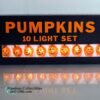 Halloween Pumpkins 10 Light Set 1
