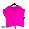INC International Concepts Petite Magenta Short Sleeve Shirt PXL 3