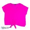 INC International Concepts Petite Magenta Short Sleeve Shirt PXL 4