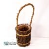 Japanese Ikibana Woven Twig Basket 1 1