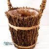 Japanese Ikibana Woven Twig Basket 6 1