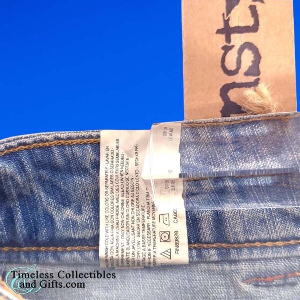 JeanStar Jean Skirt Indigo Denim Stretch 5 Pockets Size 14 8