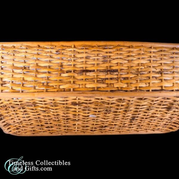 Ledge Basket Bamboo Wicker Rattan 22 Inch 10