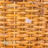 Ledge Basket Bamboo Wicker Rattan 22 Inch 12