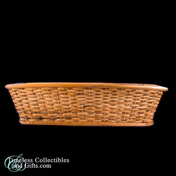 Ledge Basket Bamboo Wicker Rattan 22 Inch 2
