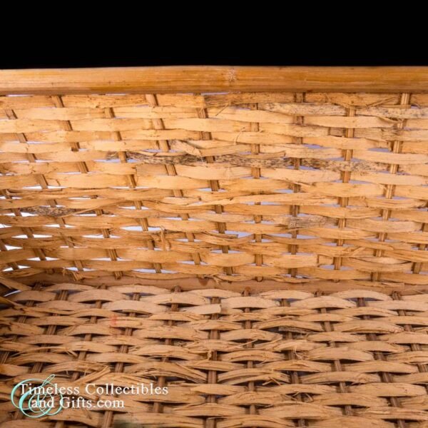 Ledge Basket Bamboo Wicker Rattan 22 Inch 8
