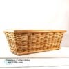 Ledge Basket Natural Bamboo Woven Reed Rattan 15 3
