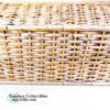 Ledge Basket Whitewash Bamboo Woven Rattan 24 Inch 7