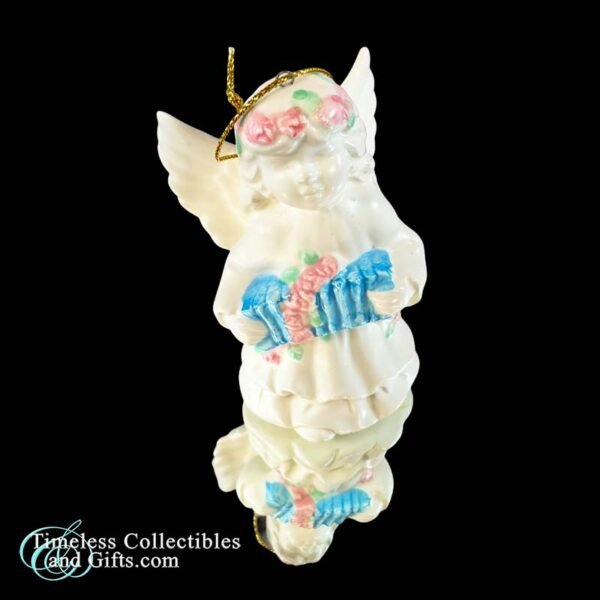 Midwest Porcelain Angel with Blue Accordion 1