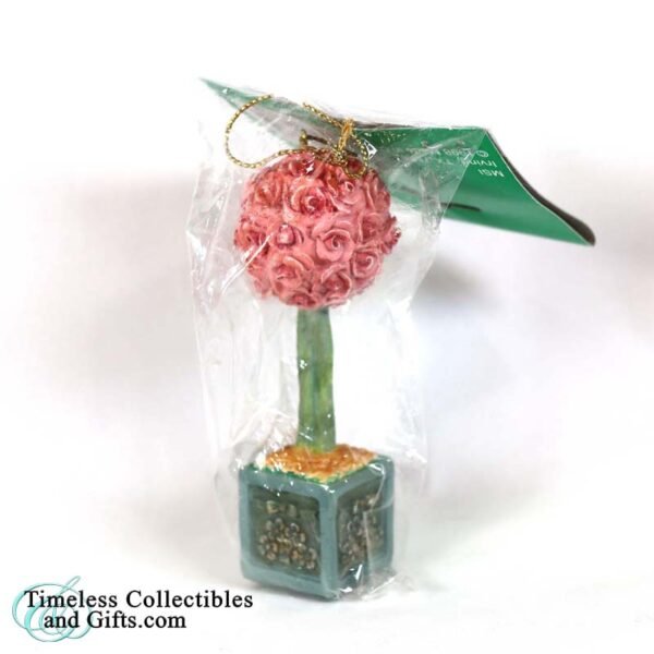 Miniature Rose Flower Topiary Trees Christmas Collection 1