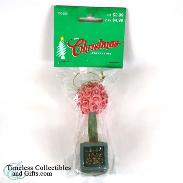 Miniature Rose Flower Topiary Trees Christmas Collection 2