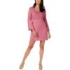 NY Collection Womens Bell Sleeve Empire Waist Sweater Dress 1 1