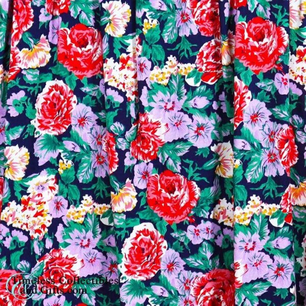 Notations Long Maxi Skirt Floral Print Size M 3