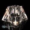 Oleg Cassini Cut Crystal Trapezoid Candle Holder 8