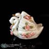 Porcelain Double Swan Trinket Box 2