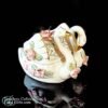 Porcelain Double Swan Trinket Box 5