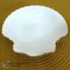 Porcelain Scallop Shell Gold Rim Dish 2 copy 2