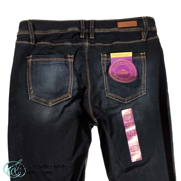 Royalty Essential Skinny Petite Denim Jeans Dark Rinse 12P 9