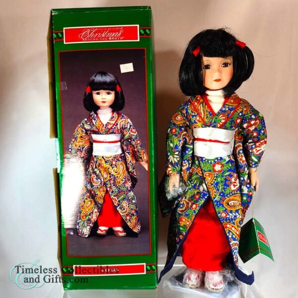 Sachiko Porcelain Japanese Kimono Doll 2a copy