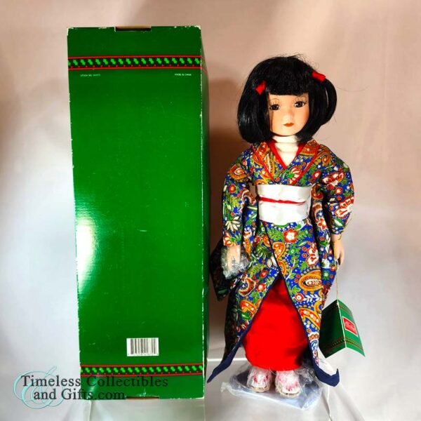 Sachiko Porcelain Japanese Kimono Doll 3 copy