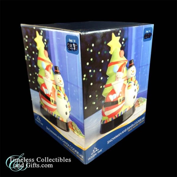 Santa Frosty Snowman Cookie Jar 9 copy