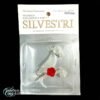Silvestri Glass Frosted Parrot with Rose Ornament 2 copy