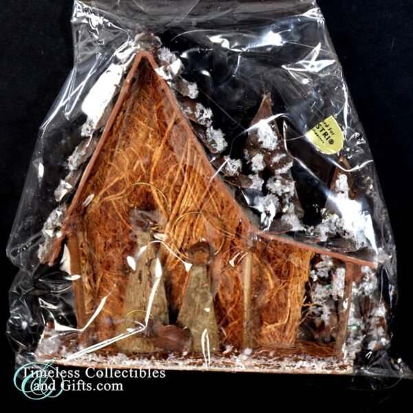 Silvestri Handmade Twig Fiber Pine Cone Nativity Creche 3 copy