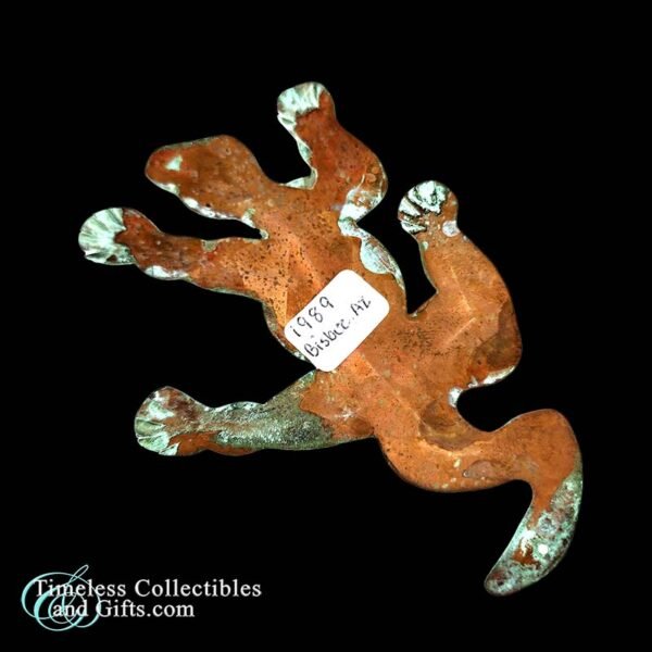 Southwest Copper Verdigris Gecko Ornament 4 copy