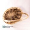 Two Tone Brown Woven Reed Basket 5
