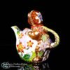 Vintage Cloisonne Enamel Gold Wire Decorative Miniature Monkey Teapot 5