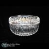Vintage Covered Crystal Bowl with Etched Hummingbird and Flower 2