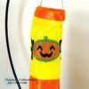 Vintage Halloween Mini Windsock Jack O Lantern 1