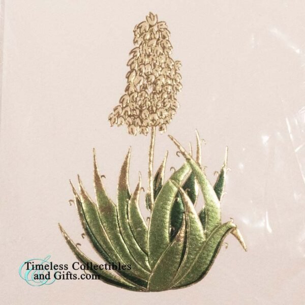 Vintage High Desert Note Card Stationary Adams Needle Yucca 1