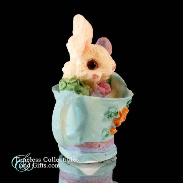 Vintage Norcross Easter Bunny in Watering Can 3