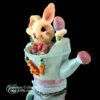 Vintage Norcross Easter Bunny in Watering Can 5