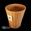 Vintage Palm Tree Rattan Wicker Basket 3